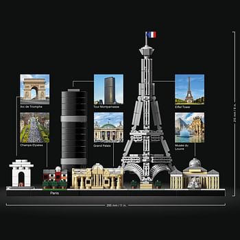 LEGO® Architecture Skyline Collection 21044 Paris Building Kit (694 Pieces)