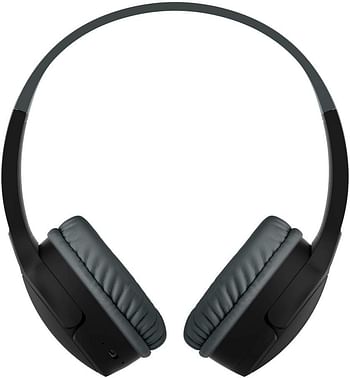 Belkin SoundForm Mini Kids Headphones with Built in Microphone, On Ear Headsets Girls and Boys For Online Learning, School, Travel Compatible with iPhones, iPads, Galaxy and more - Black