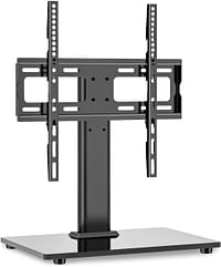 SKY-TOUCH Mobile TV Stand, Universal TV Mount Stands with Bracket for 32-65 inch LCD LED TVs, Height Adjustable TV Base Stand Holds 45 KG & Max, VESA 600x400mm