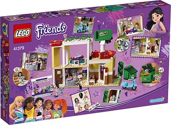 LEGO 41379 Friends Heartlake City Restaurant Pizzeria Set with 3 Mini Dolls, Scooter and 2 Cat Figures