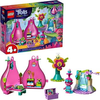 LEGO Trolls World Tour Poppy’s Pod 41251 Trolls Playhouse Building Kit with Poppy Troll Minifigure, New 2020 (103 Pieces)