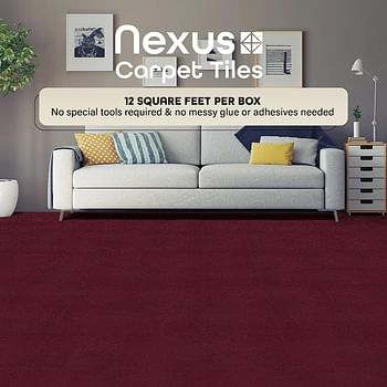 Achim Imports Carpet Floor Tile 12 L X 12 W X 0 1 H Nxcrptjt12 1