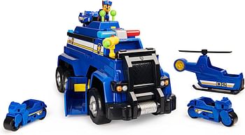Paw Patrol, Chase’s 5-in-1 Ultimate Cruiser with Lights and Sounds, for Kids Aged 3 and up