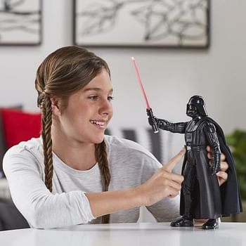 Star Wars Galactic Action Darth Vader Interactive Electronic 12-Inch-Scale Action Figure, Star Wars Toys for Kids Ages 4 and Up