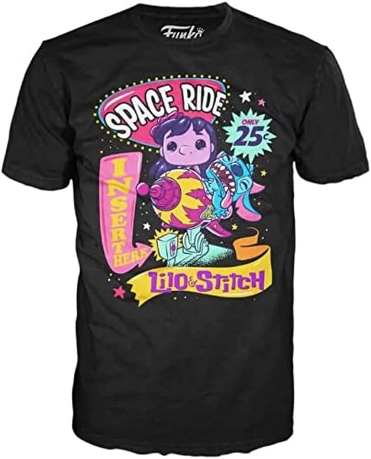 Funko Pop Tee! Disney: Lilo & Stitch Space /S