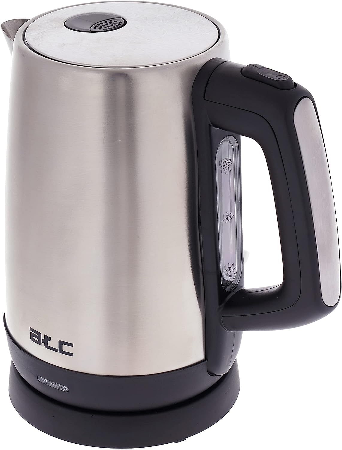 ATC Kettle 1.7 Liter, 2200 Watts - H-Ke075, Silver, Stainless Steel Material