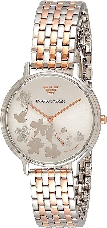 Emporio Armani Wrist Watch For Women, Rose Gold, Ar11113