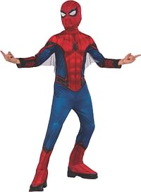 Rubie's Official Marvel Spider-Man Far From Home, Spiderman Childs Costume Blue and Red, Large - 8-10 years, height 147 cm, waist 82 cm