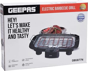 Geepas Gbg877 Griller - black