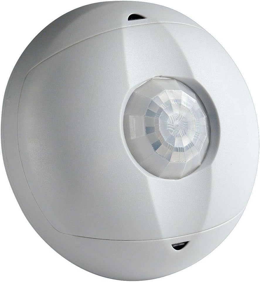 Leviton Osc04-I0W Ceiling Mount Occupancy Sensor, Pir, 360 Degree, 450 Sq. Ft. Coverage, Self-Adjusting, White
