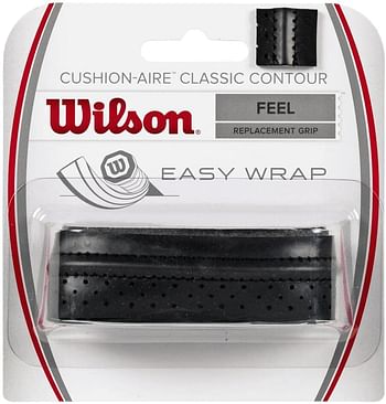 Wilson Pro Comfort Tennis Racket Overgrip Pro /Black/Cushion Aire Classic Contour