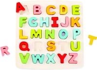 Hape, Chunky Alphabet Puzzle Multicolor, Alphabet, E1551, 5inches x 2inches