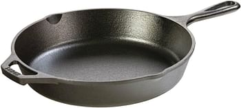 Lodge Seasoned Cast Iron Skillet W/Tempered Glass Lid (10.25 Inch) - Cast Iron Frying Pan With Lid Set.
