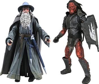 DIAMOND SELECT TOYS The Lord of The Rings: Gandalf Action Figure, Multicolor