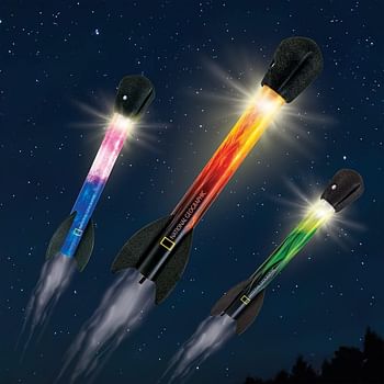 National Geographic Light-Up Rockets, Multi Color, Rtngairrocket