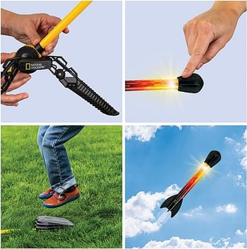 National Geographic Light-Up Rockets, Multi Color, Rtngairrocket