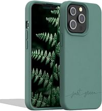 جاست جرينحافظة حماية بتصميم صديق للبيئة لجوال ايفون 13 برو من جست جرين، لون اخضر ليلي طبيعي