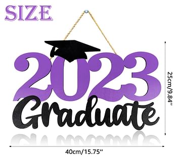 ssailue decor Graduation 2022 Wood Sign Decoration -2022 Graduate Photo Booth Props, First Day of School Cutout Signs, Back to Porch Decorations (Blue)