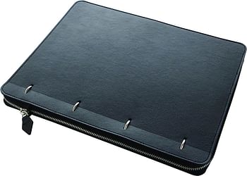 Filofax Clipbook, A4 Zip Size, Classic Monochrome Collection, Refillable Notebook, Black (B144002)