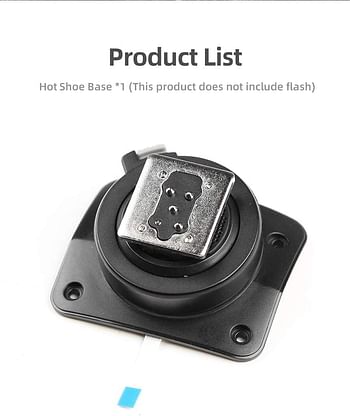 MAKINGTEC V1S Hot Shoe Mounting Foot Fix Compatible Fit for Godox V1-S Speedlite Flash Repai Parts (V1S Hot Shoe)