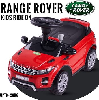 Baybee Licensed Range Rover Push Ride on Kids Car, Baby Ride on Push Car for Kids with Music & storage | Kids Baby Big Car Ride on Toys | Ride on Baby Car for Kids to Drive 1 to 3 Years Boy Girl (Red)
