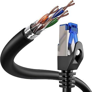 KabelDirekt UTP Ethernet Cable 5m silver/black