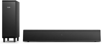 Philips Soundbar Speaker Tab5305/98 2.1 Ch Wireless Subwoofer Bluetooth, Hdmi Arc, Black