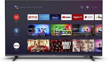 Philips 55 Inch 4K UHD Android Smart 3-sided Ambilight With Dolby Vision and Dolby Atmos Smart LED TV 55PUT7906/56