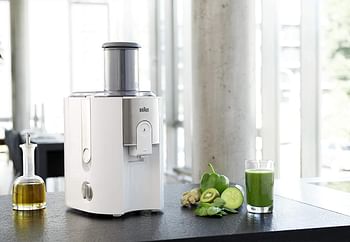Braun 900 W IdentityCollection Spin Juicer J 500 WH StainlessSteel/White