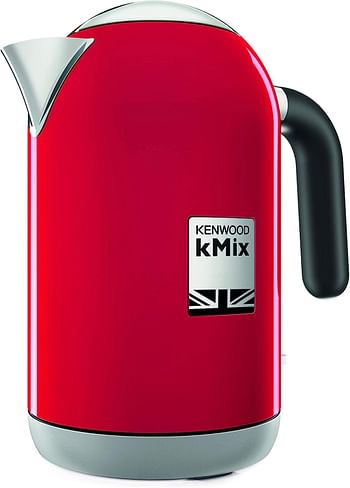 Kenwood ZJX650RD Wasserkocher kMix 2200 Watt, Metall, 1 Liter, rot