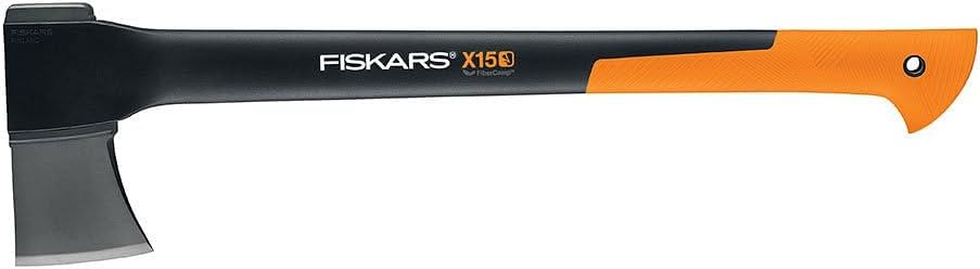 Fiskars 378571-1002 X15 Chopping Axe 23.5", 23.5 Inch, Orange/Black,Yellow/Black