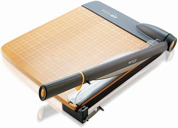 Westcott 15'' TrimAir Anti-Microbial Wood Guillotine Paper Cutter & Paper Trimmer, 30 Sheet (15107)