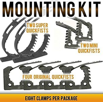 End Of Road 8 Piece Quick Fist Clamp Mounting Kit - 90010