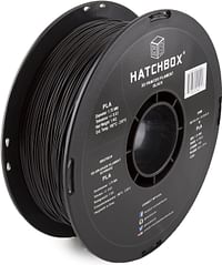 Hatchbox 1.75Mm Black Pla 3D Printer Filament, 1 Kg Spool, Dimensional Accuracy +/- 0.03 Mm, 3D Printing Filament