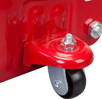 Big Red T820014S Torin Hydraulic Trolley Service/Floor Jack With Blow Mold Carrying Storage Case, 1.5 Ton (3,000 Lb) Capacity, Red