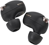 Comply Foam Ear Tips for Sony TrueWireless WF-1000XM4, WF-1000XM3, WF-XB700, Ultimate Comfort | Unshakeable Fit | Small, 3 Pairs, Black