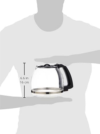 Capresso 10-Cup Glass Carafe with Lid for CoffeeTeam GS Coffee Maker,Black