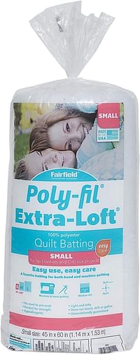 Fairfield Poly-Fil Extra-Loft Batting Crib 45" X 60"
