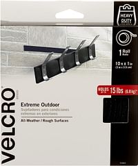 Velcro Brand - Industrial Strength Extreme Outdoor | Heavy Duty, Superior Holding Power On Rough Surfaces 10Ft X 1In 91843