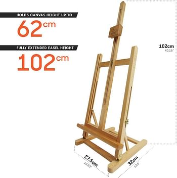 Mont Marte Traditional Desk Easel, Perfect for use for painting or display purposes.