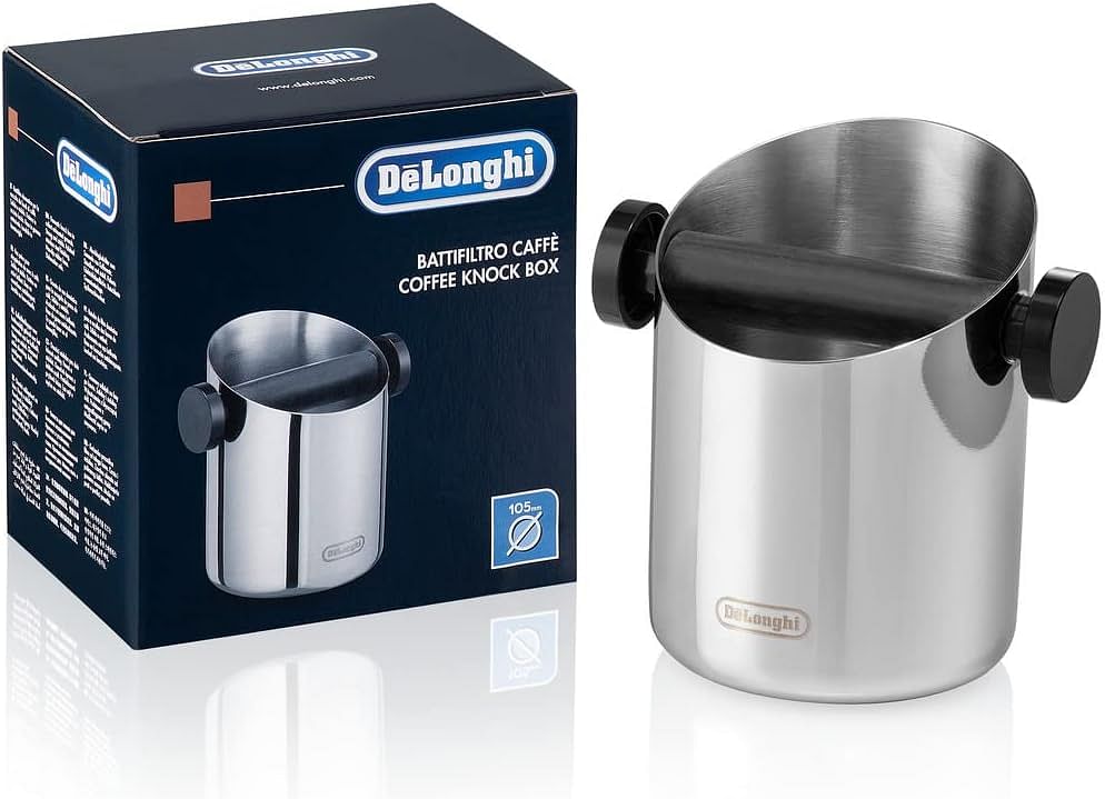 De'Longhi DLSC059 Knock Box, Stainless Steel