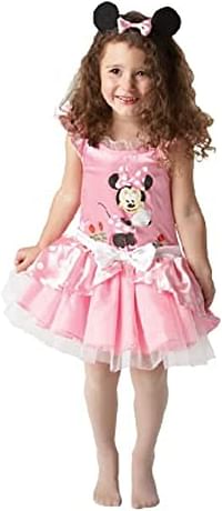 Rubie's Official Licensed Minnie Mouse Ballerina Toddlers Costume, Pink, 2-3 Years