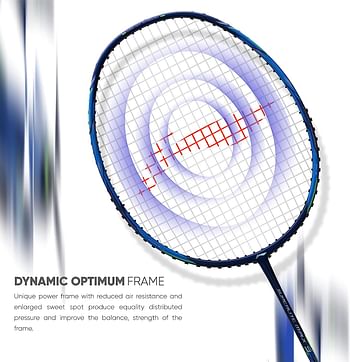 Li-Ning G-Force Superlite Max 9 Carbon Fibre Badminton Racket with Free Full Cover(80 Grams. 30 Lbs)