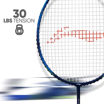 مضرب تنس الريشه من الألياف الكربونية فائق لايت ماكس 9 من Li-Ning G-Force مع غطاء كامل مجاني (80 جرام. 13.6 كجم)