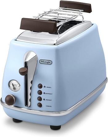 De'Longhi Icona Vintage CTOV 2103.AZ - toaster - blue