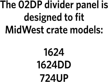 MidWest Homes for Pets Divider Panel Fits Models, Models 1624, 1624DD, 1924 and 724UP (02DP)