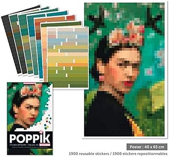 Poppik Sticker Book Frida Kahlo Poster For Children - Fun, Educational Kit