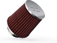 K&N Universal Clamp-On Air Intake Filter: High Performance, Premium, Replacement Air Filter: Flange Diameter: 2.75 In, Filter Height: 4.5 In, Flange Length: 1 In, Shape: Round Tapered, RG-1003RD-L
