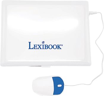 Lexibook - Educational and Bilingual Laptop French/English - Toy for Children with 124 Activities to Learn Mathematics, Dactylography, Logic, Clock reading, Play Games and Music - JC598i1_01