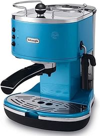ماكينة صنع القهوة De'Longhi ECO 311.B - ماكينات صنع القهوة (قائمة بذاتها ، قهوة مطحونة ، كافيه كريما ، كابتشينو ، إسبريسو ، أسود ، أزرق ، ستانلس ستيل ، 50/60 هرتز ، آلة إسبرسو)
